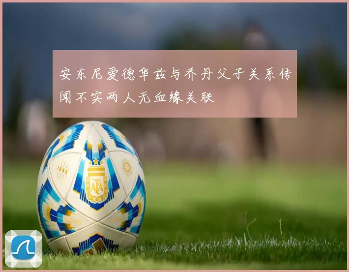 安东尼爱德华兹与乔丹父子关系传闻不实两人无血缘关联