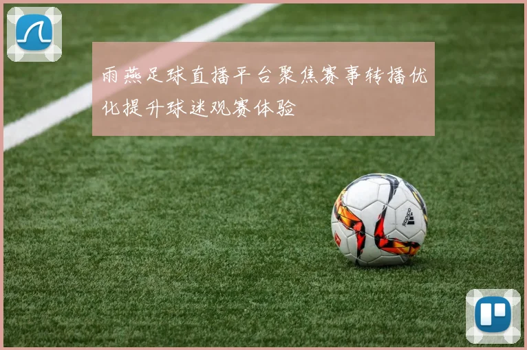 雨燕足球直播平台聚焦赛事转播优化提升球迷观赛体验